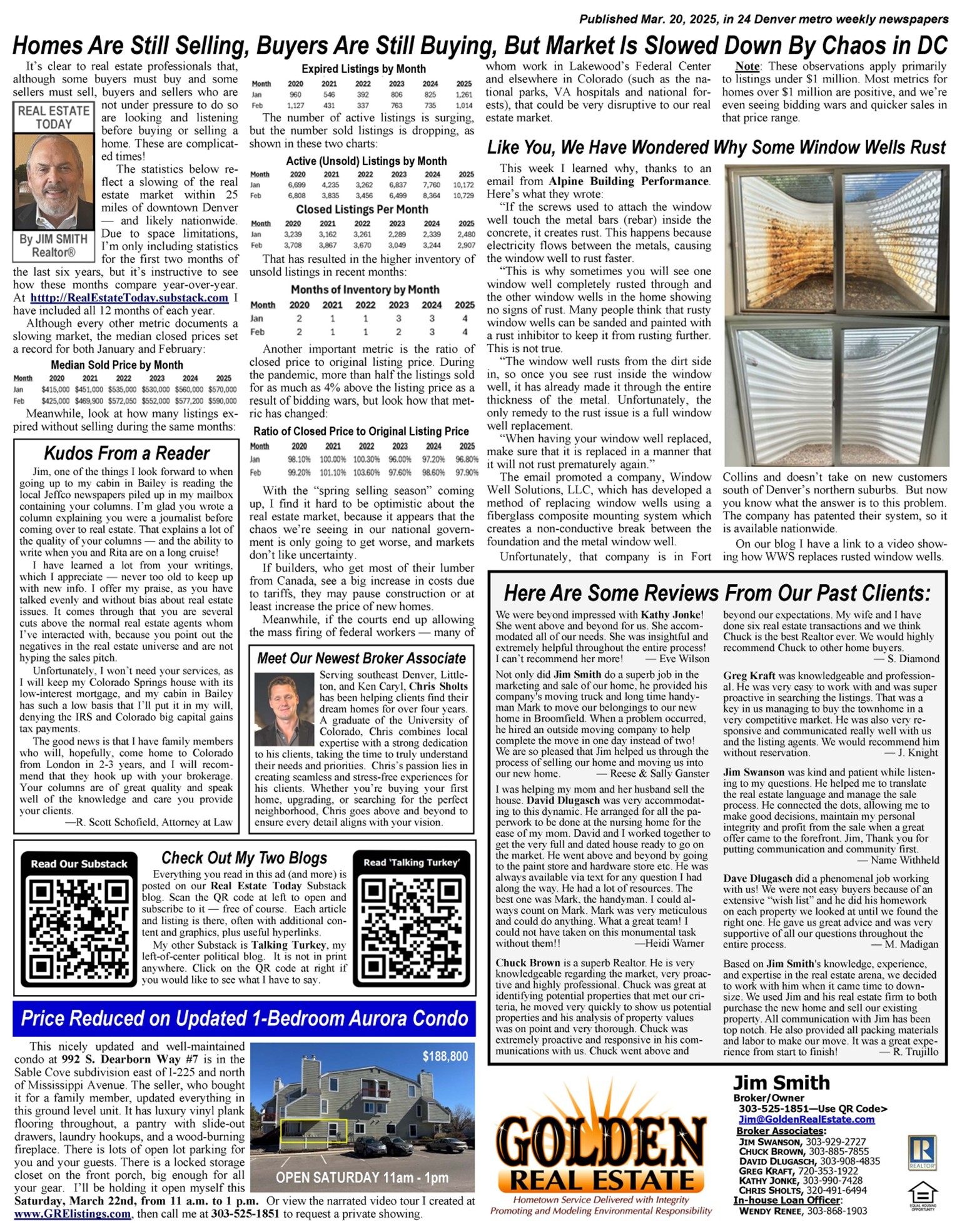 Here’s Are This Week’s Two Real Estate Column/Ads by Jim Smith – Jim ...